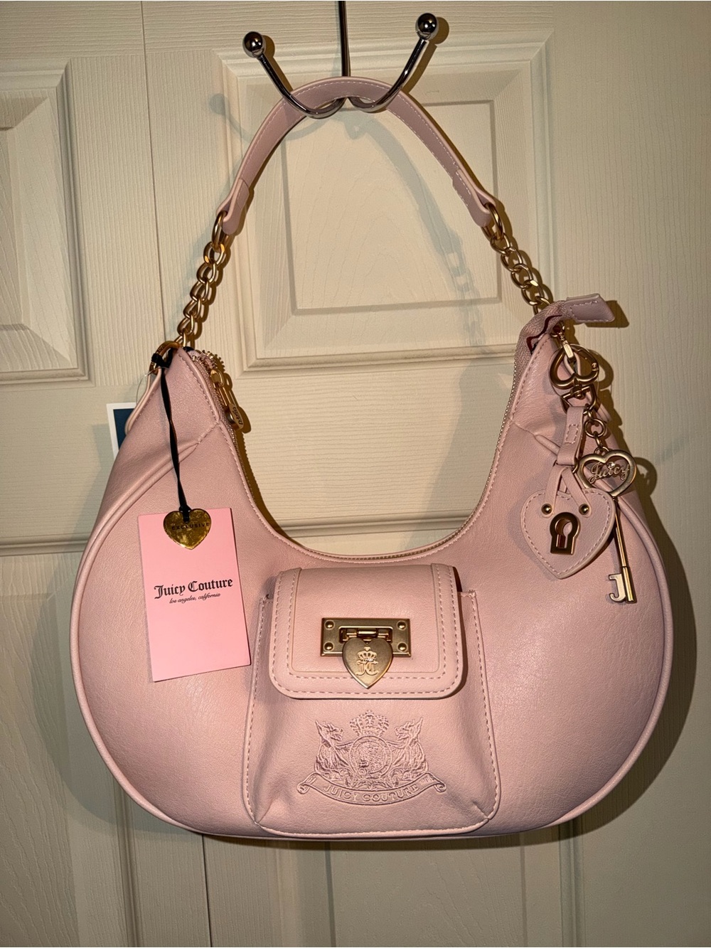 Juicy Couture Royal to Juicy Hobo NWT Pink Clay